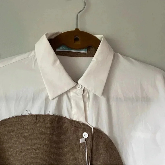 Howl Studio | Geometric Rough Cut Blouse - Picture 3 of 16